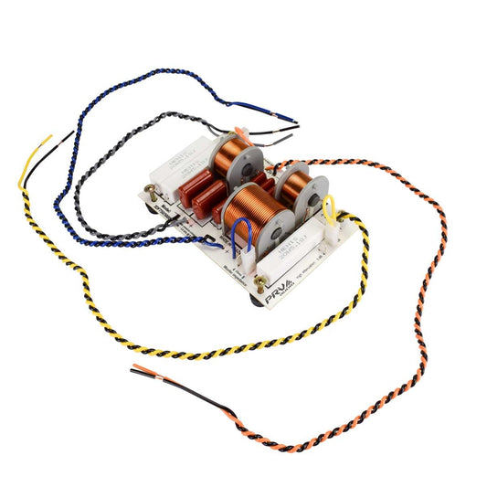 PRV AUDIO 3DF750/5000 - Audio para coche de tres vías con selección de impedancia de woofer, punto de cruce de 3 vías a 750/5000 Hz