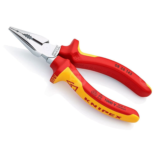 KNIPEX 08 26 145 Pinzas universal en punta cromado VDE 145 mm