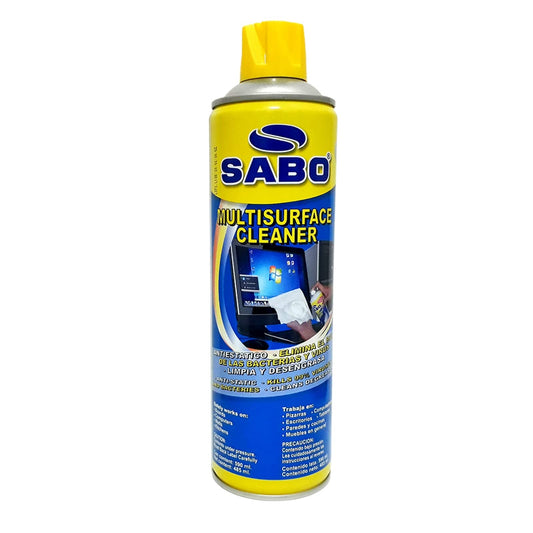 Espuma Limpiadora Antibacterial SABO para Electrónicos y Superficies 590 Ml