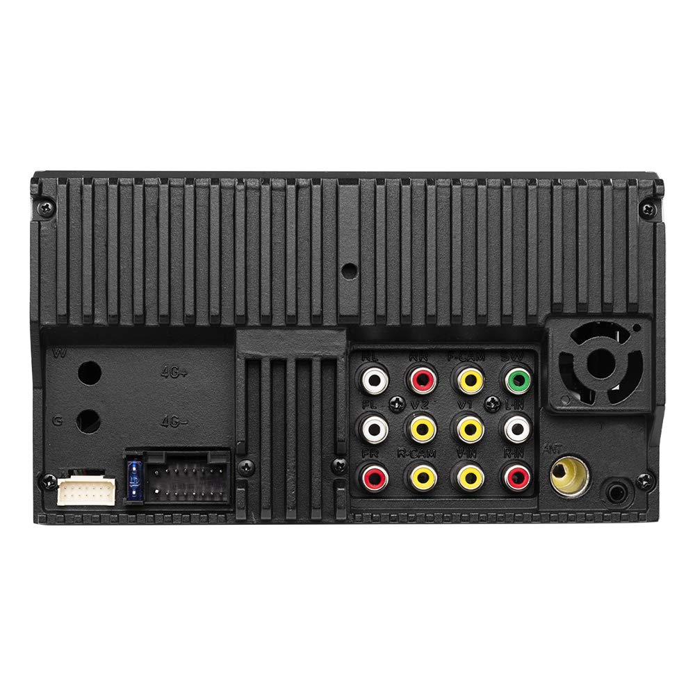 DS18 DDX6.9 Radio estéreo para Coche de 6 x 9 Pulgadas, Pantalla táctil Doble DIN Headunit con DVD, Bluetooth, USB y Enlace de Espejo para iOS y Android AUX/USB/SD/Am/FM Receptor Multimedia