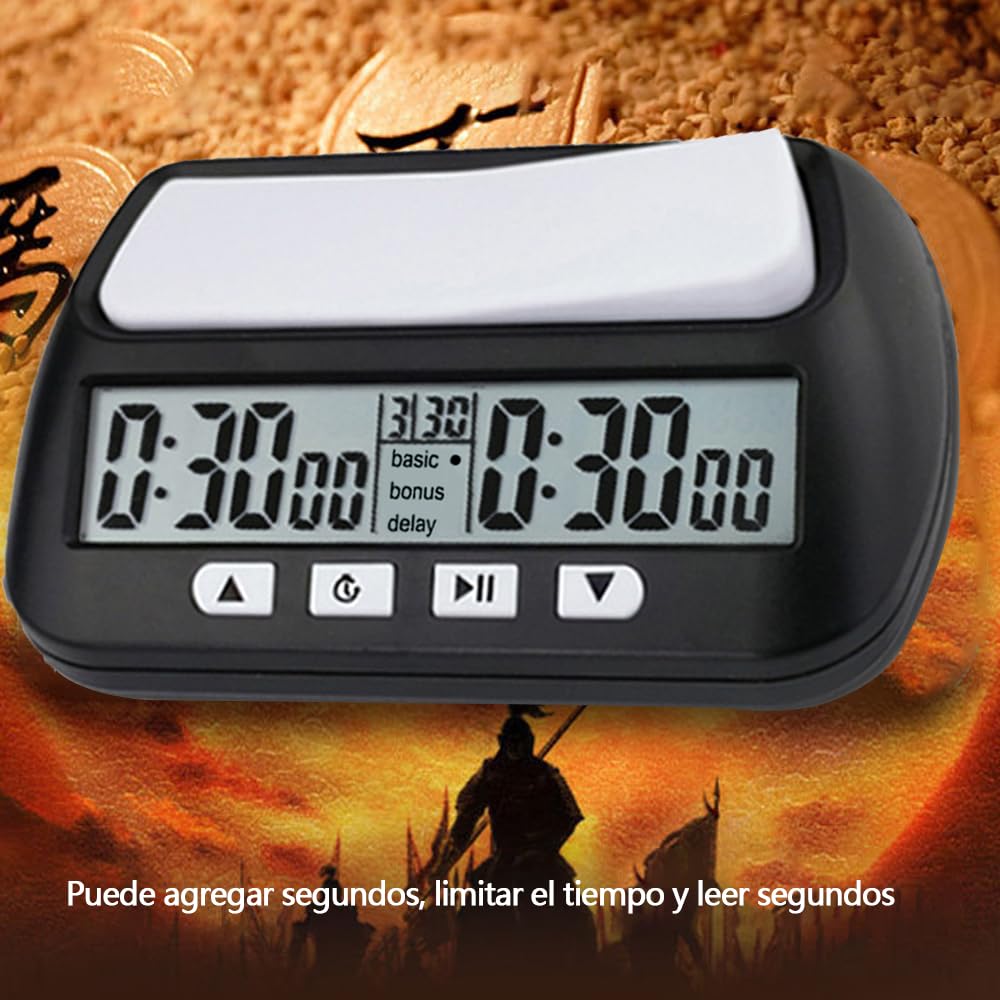Reloj Ajedrez Digital Xixian Multiusos 3 en 1 Portátil