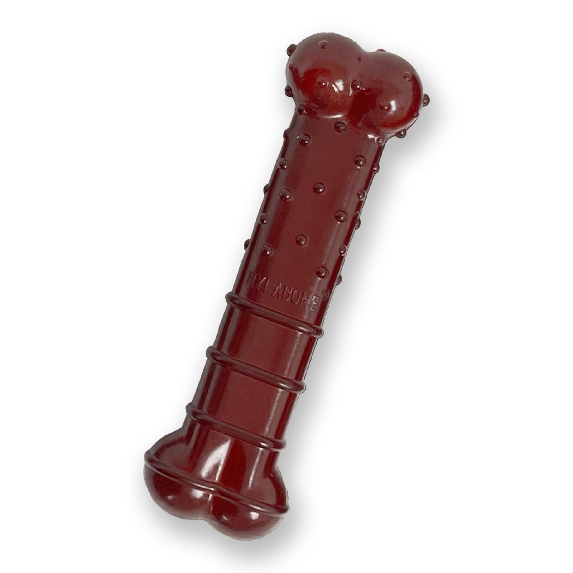 Juguete Masticar Huesos Nylabone Tocino y Sabor a Bistec Mediano para Perros Masticadores Agresivos