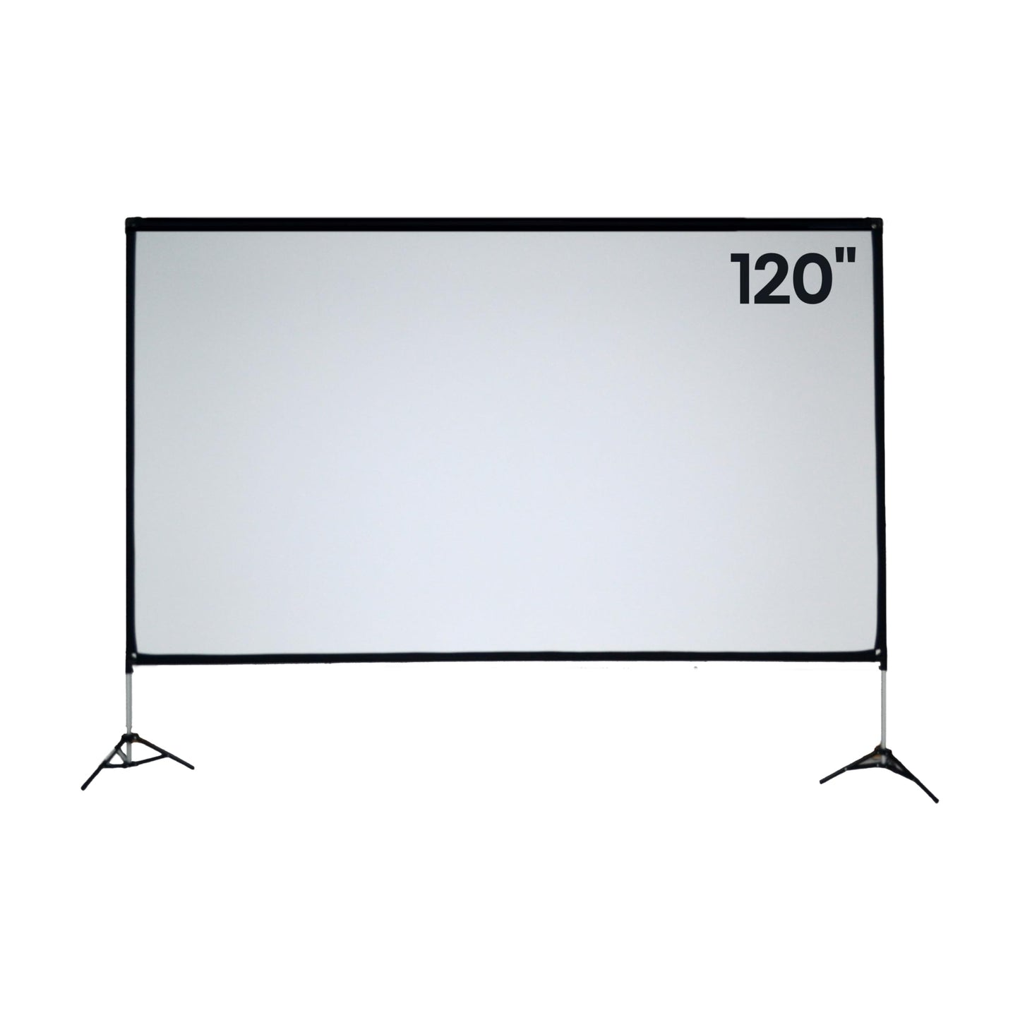 Hisense Paquete C1, pantalla para exteriores de 120", estuche de transporte, estabilizador incluido, proyector portátil láser triple 4K UHD, hasta 300", sistema operativo inteligente, Dolby Vision HDR