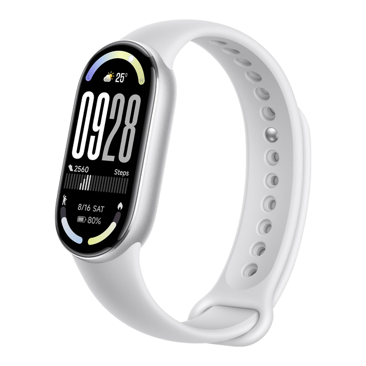 Smartwatch Xiaomi Band 10 Plata iOS y Android 5ATM
