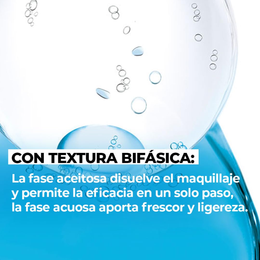 YVES ROCHER 2 PACK Pur Bleuet Desmaquillante Bifásico Para Ojos - Fórmula Bifásica con Aciano Bio - Elimina Maquillaje Waterproof - Respeta PH de la piel - Sin Perfume - (200 Ml C/U)