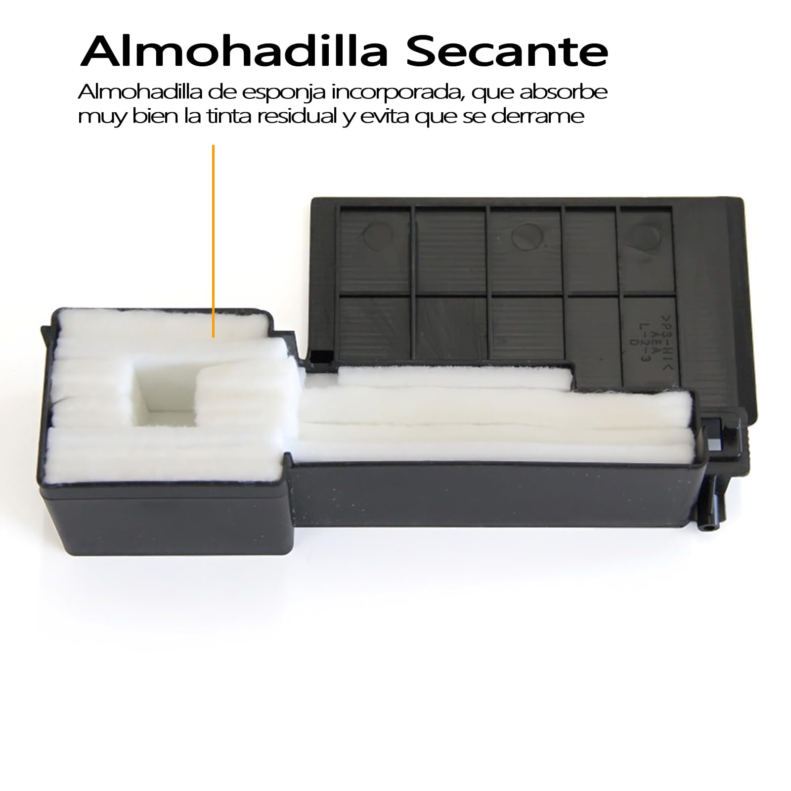 Kit de Almohadillas de Tinta de Repuesto TYEGDAVD Alta Capacidad para Mantenimiento y Limpieza Impresoras EPSON
