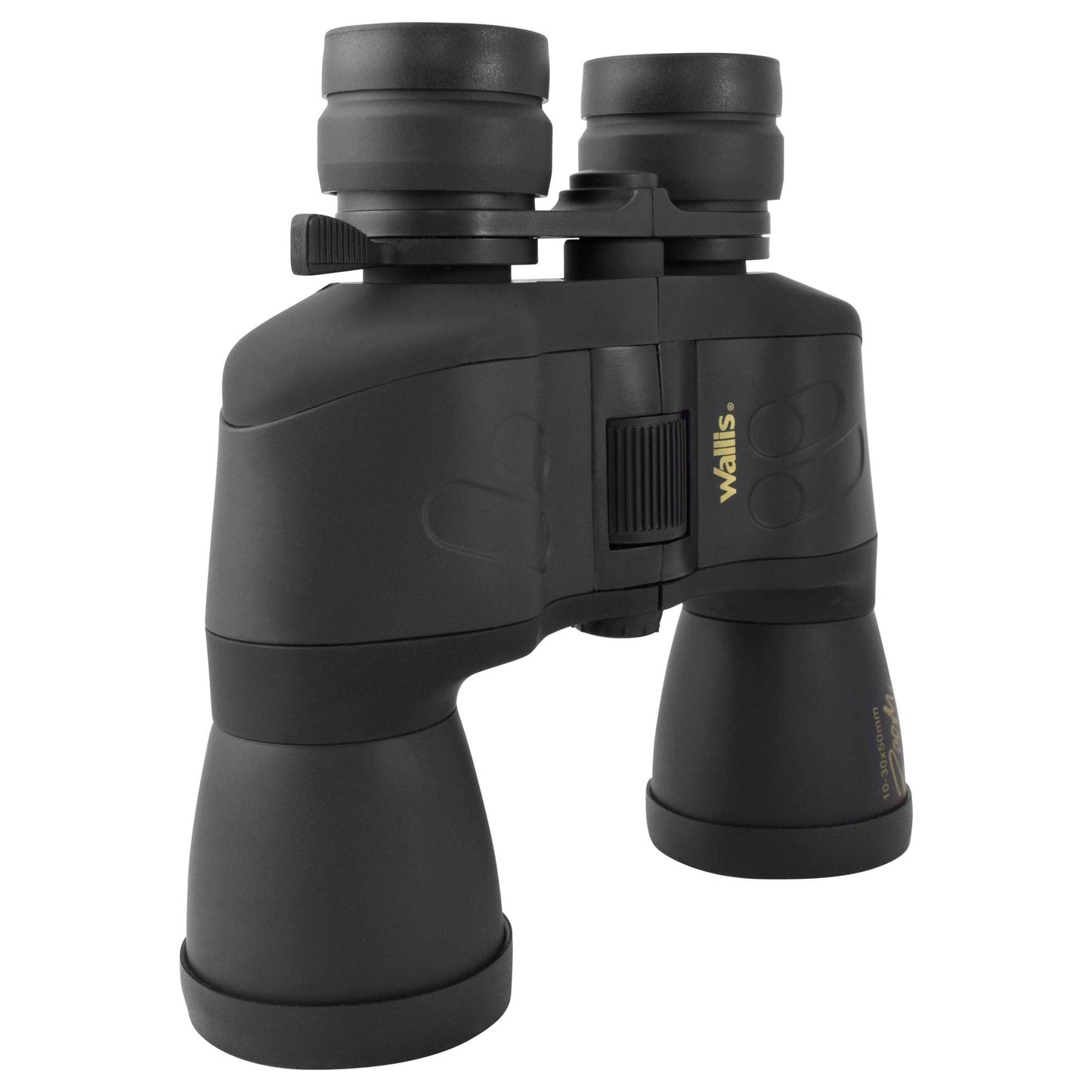Binocular Wallis Negro Zoom Porro Revestimiento Rubicon 10-30 x 50 mm