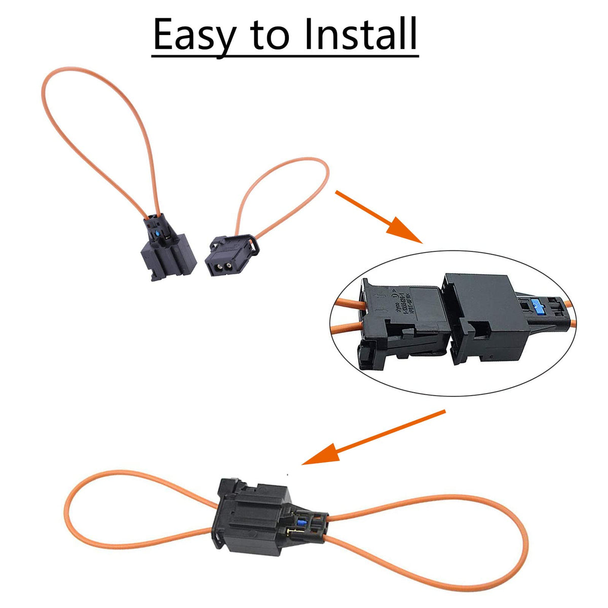Adaptadores Ópticos Universales Airlxf Mercedes BMW Audi Porsche SOS FIX (13,5 cm) Paquete de 2