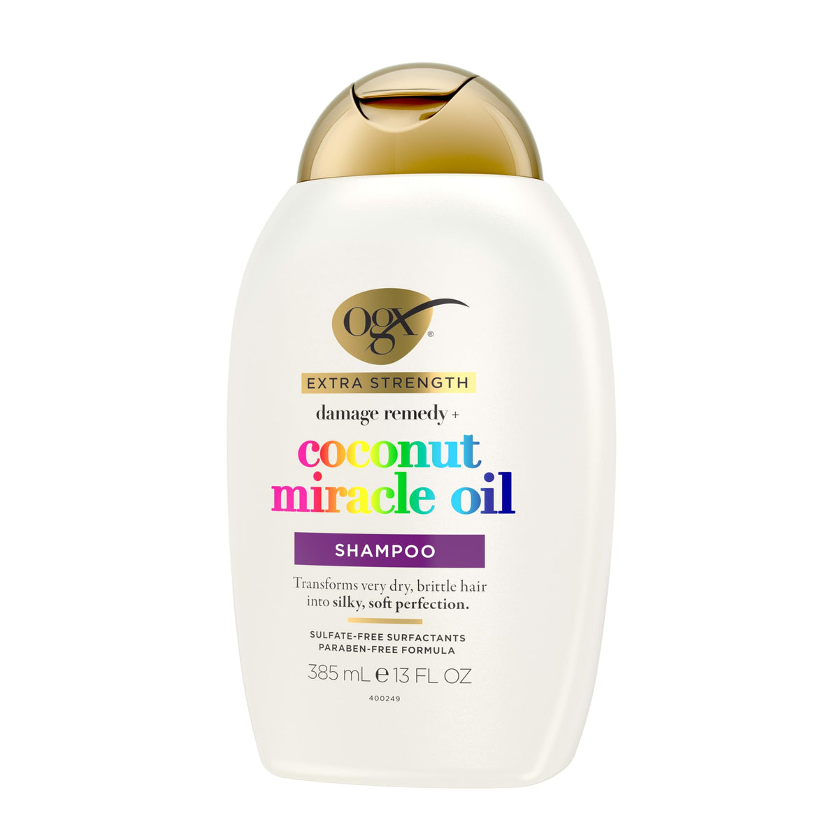 OGX, Shampoo Reparador de Aceite de Coco, 385 ml