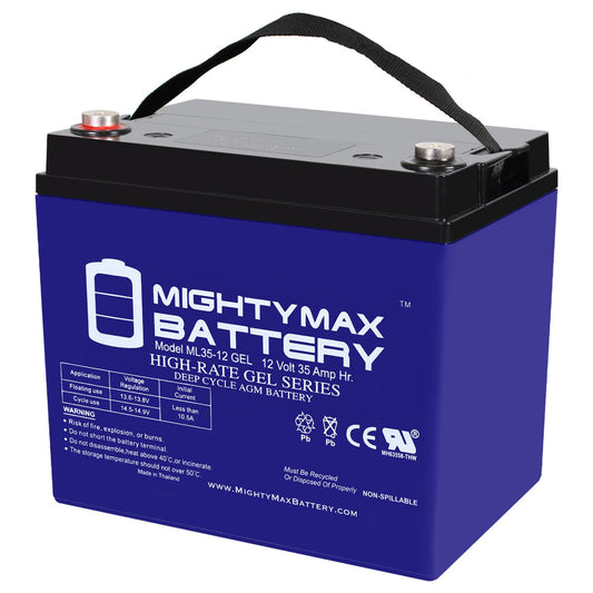 Batería Gel Mighty Max ML35-12GEL 12 Voltios 35AH Recargable SLA AGM