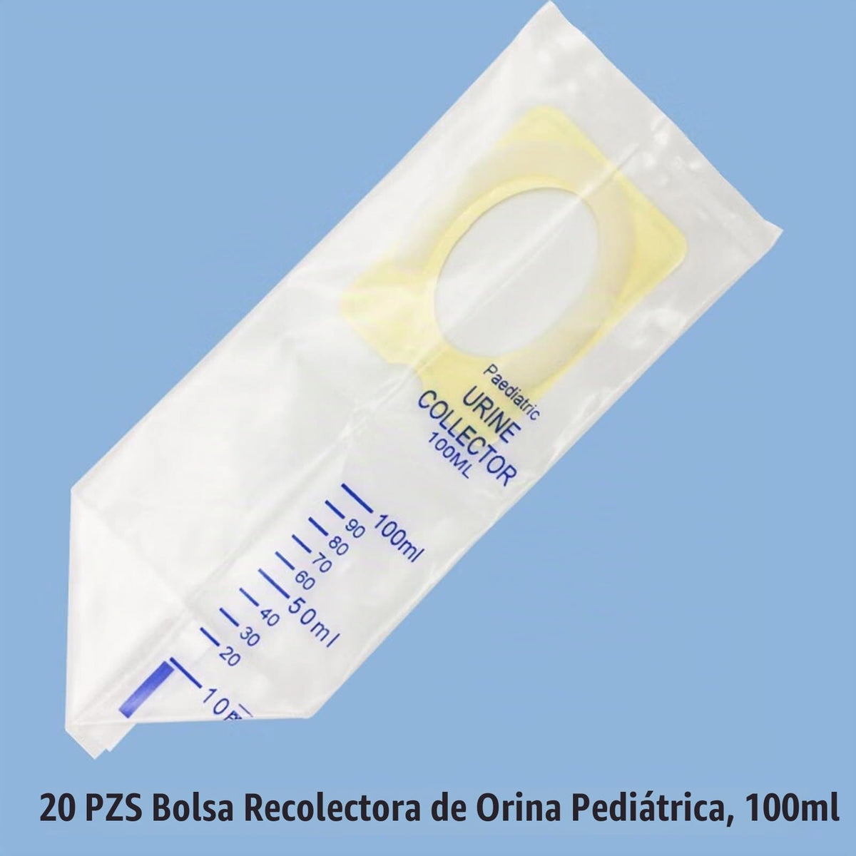 Yeustkony Colector De Bolsas De Orina Pediátrica De 20 Piezas, Bolsa De Colector De Bebé De 100 Ml, Bolsas Individuales Para Pis, Colección Multiusos De Viaje Desechable, Receptor Transparen