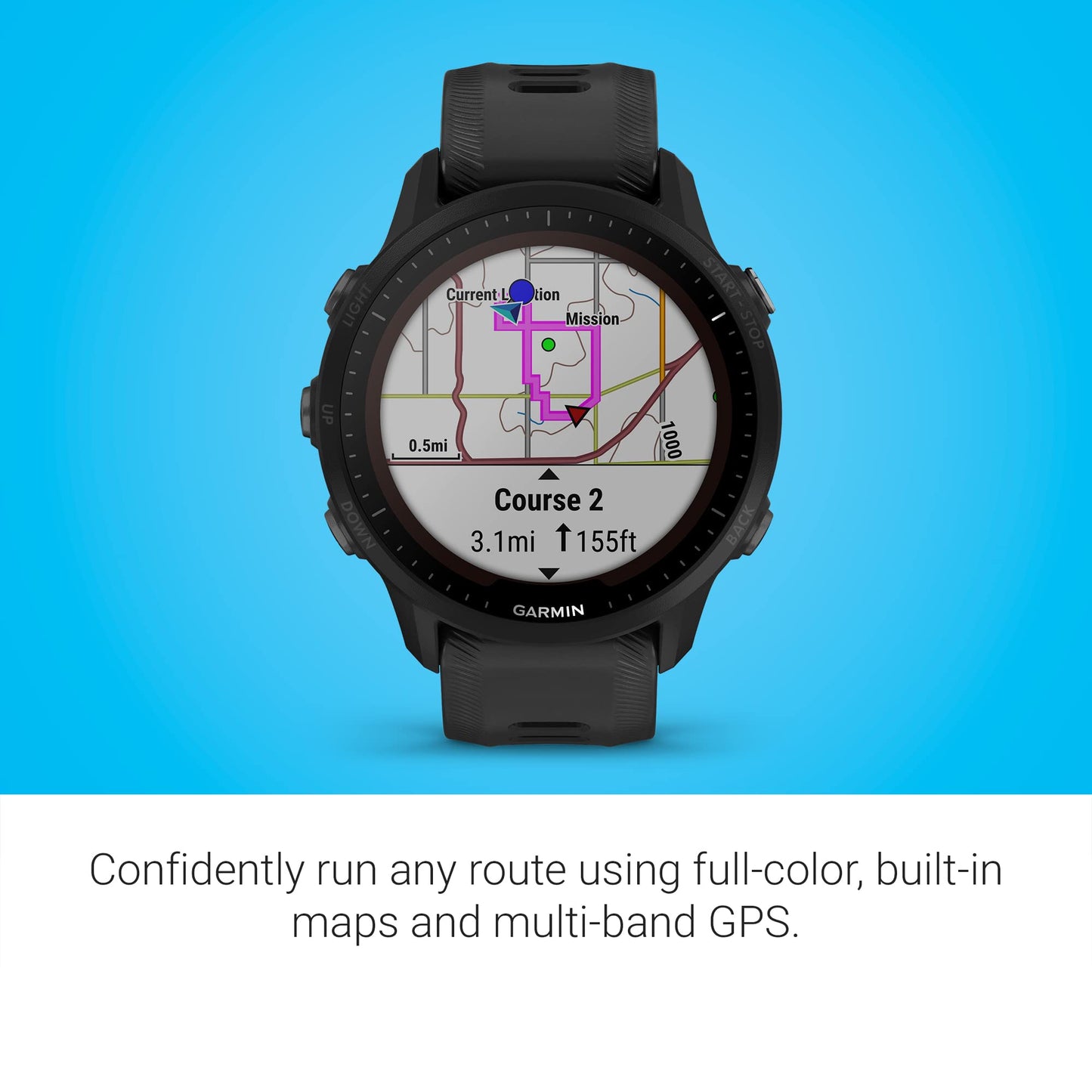 Garmin Forerunner 955 Solar Negro