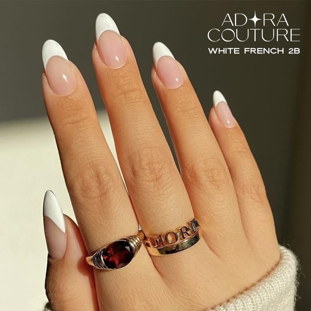 Tiras de uñas de gel semicuradas con 30 piezas, pegatinas de uñas de gel UV y envolturas de uñas, kit completo de manicura incluye almohadillas para orejas de preparación, lima de uñas y palo de