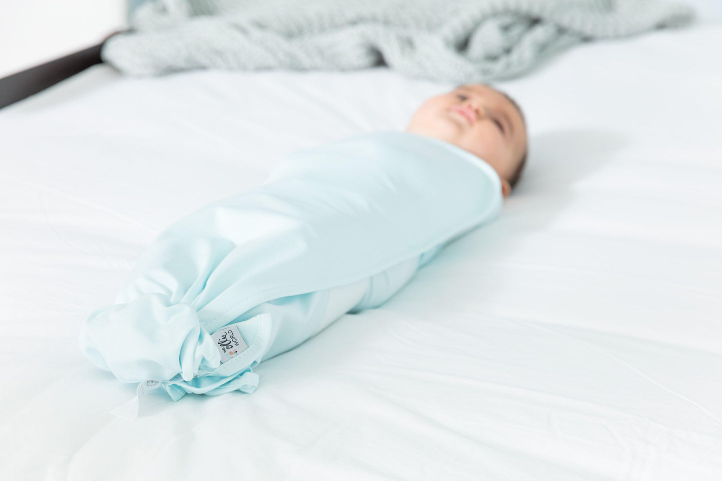 The Ollie Swaddle -- Helps to Reduce The Moro (Startle) Reflex -- Made from a Custom Designed Moisture-Wicking Material (Meadow)
