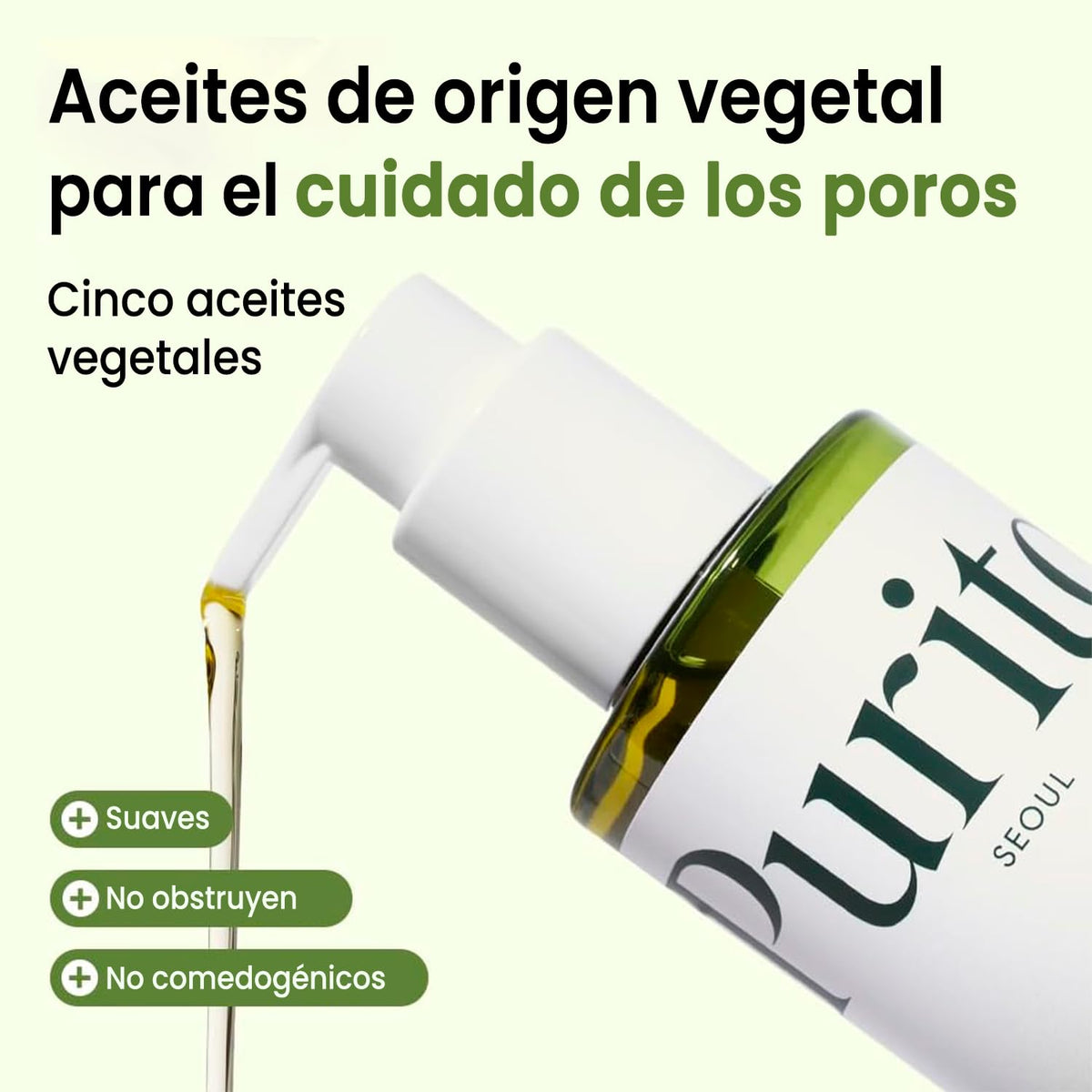 PURITO aceite limpiador facial 200 ml - cleansing oil coreano con aceites naturales - desmaquillante en aceite para limpieza profunda y suave - skincare coreano