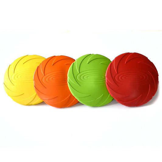Juguete para Perro Frisbee, Flexible, Excelente Material, Diferentes Colores, 2 Tamaños. (Chico, Verde)