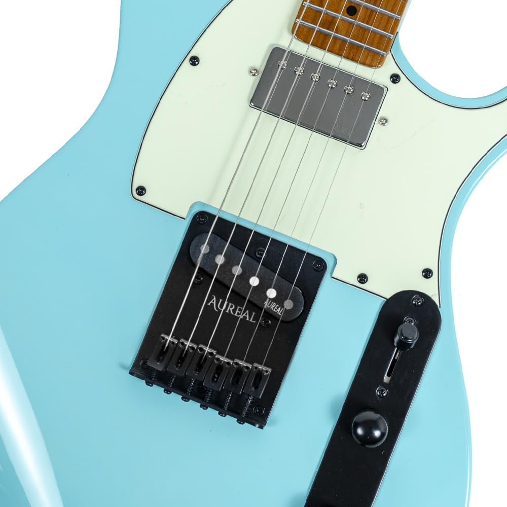Guitarra Eléctrica Aureal Jom-te Pk Alta Calidad, Gloss