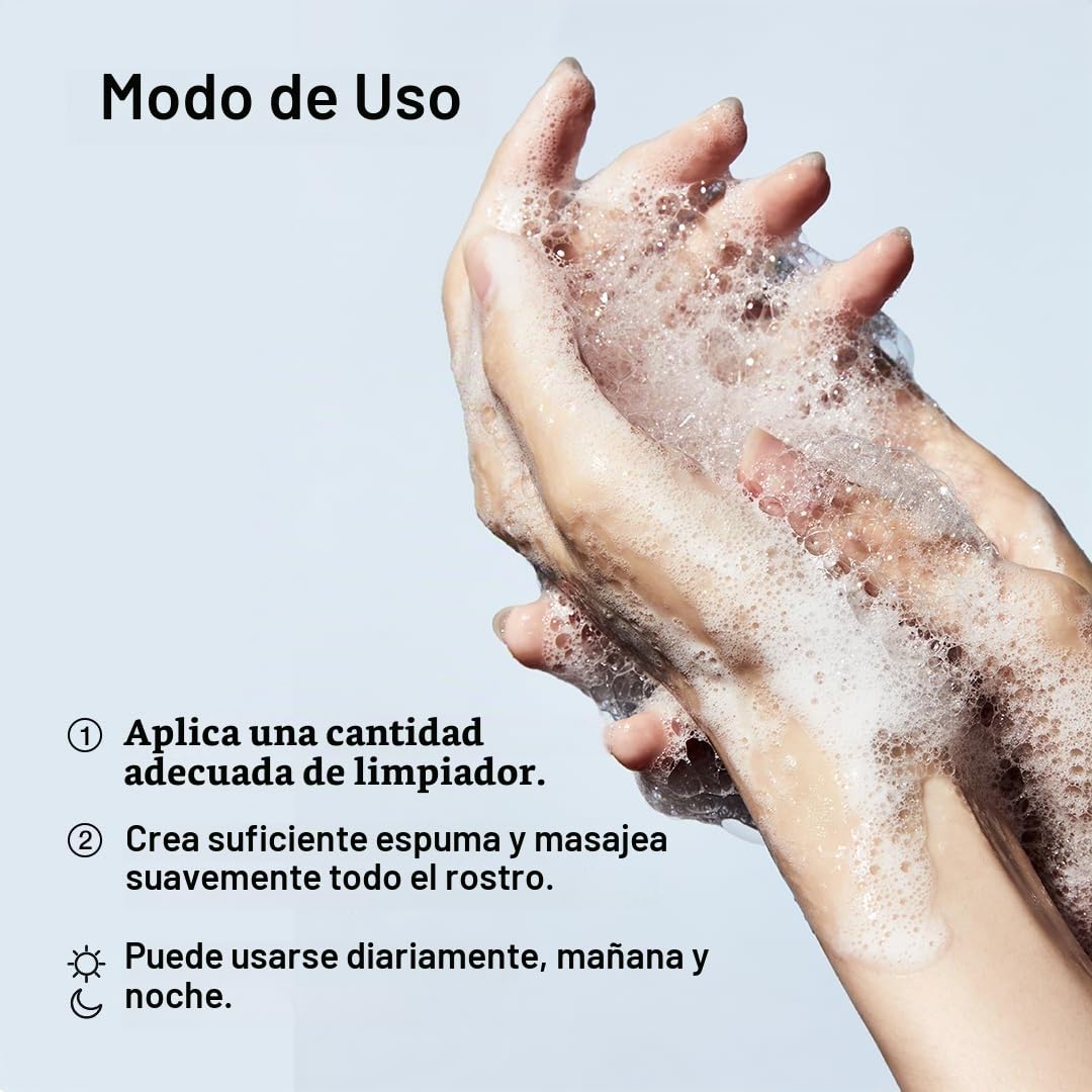 ANUA Moisturizing Gentle Gel Cleanser, Hyaluronic Acid, Squalane, Ceramide, Foaming Facial Korean Cleanser, pH Balance, Daily Hydrating Face Wash, Korean Skincare (150ml/5.07fl oz.)