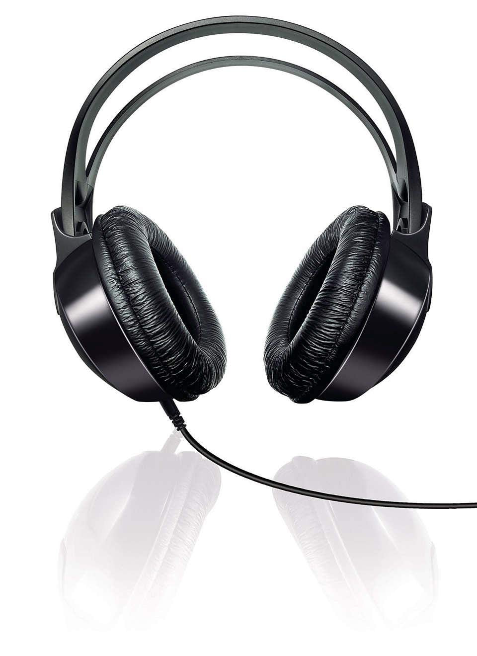 Audífonos Philips Negro Circumaural Diadema