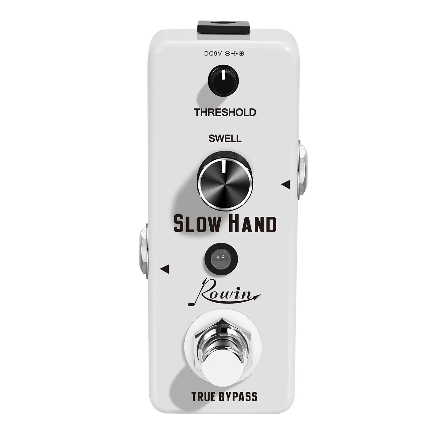Pedal de Guitarra Digital Rowin Negro True Bypass para Guitarra Eléctrica y Bajo