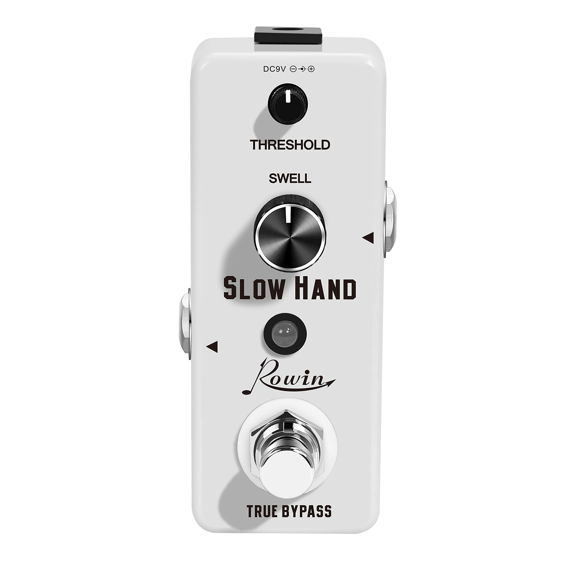 Pedal de Guitarra Digital Rowin Negro True Bypass para Guitarra Eléctrica y Bajo