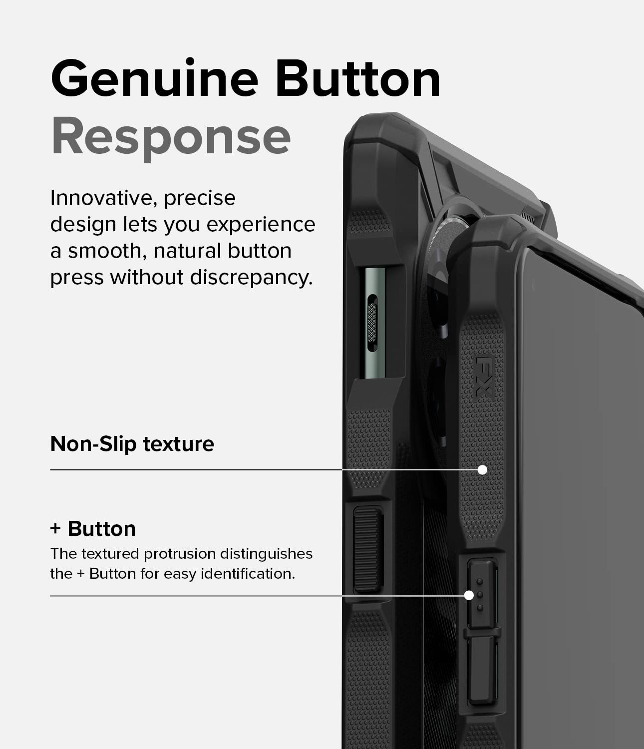 Funda Parachoques Ringke Fusion-X Camo Black Compatible con Oneplus 11 5G Antiarañazos Resistente Impactos