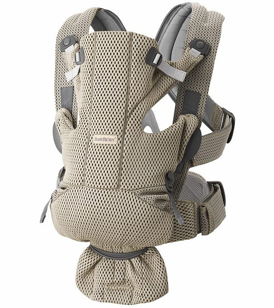 BabyBjörn Baby Carrier Free, malla 3D, beige gris (gris beige)