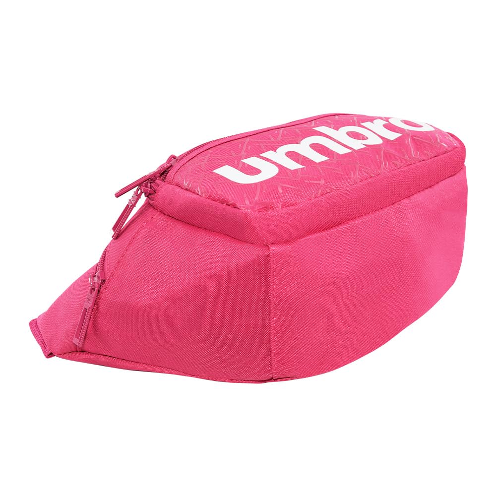 Cangurera Deportiva Umbro Rosa con Compartimientos Amplios para Hombres y Mujeres