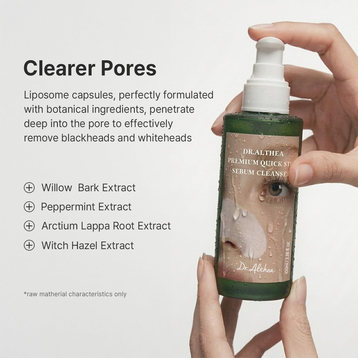 Dr.Althea Premium Quick Step Sebum Cleanser | Quick and Effective Blackhead Remover | Facial Exfoliant for Sensitive Skin | Korean Skin Care | 3.38 fl oz