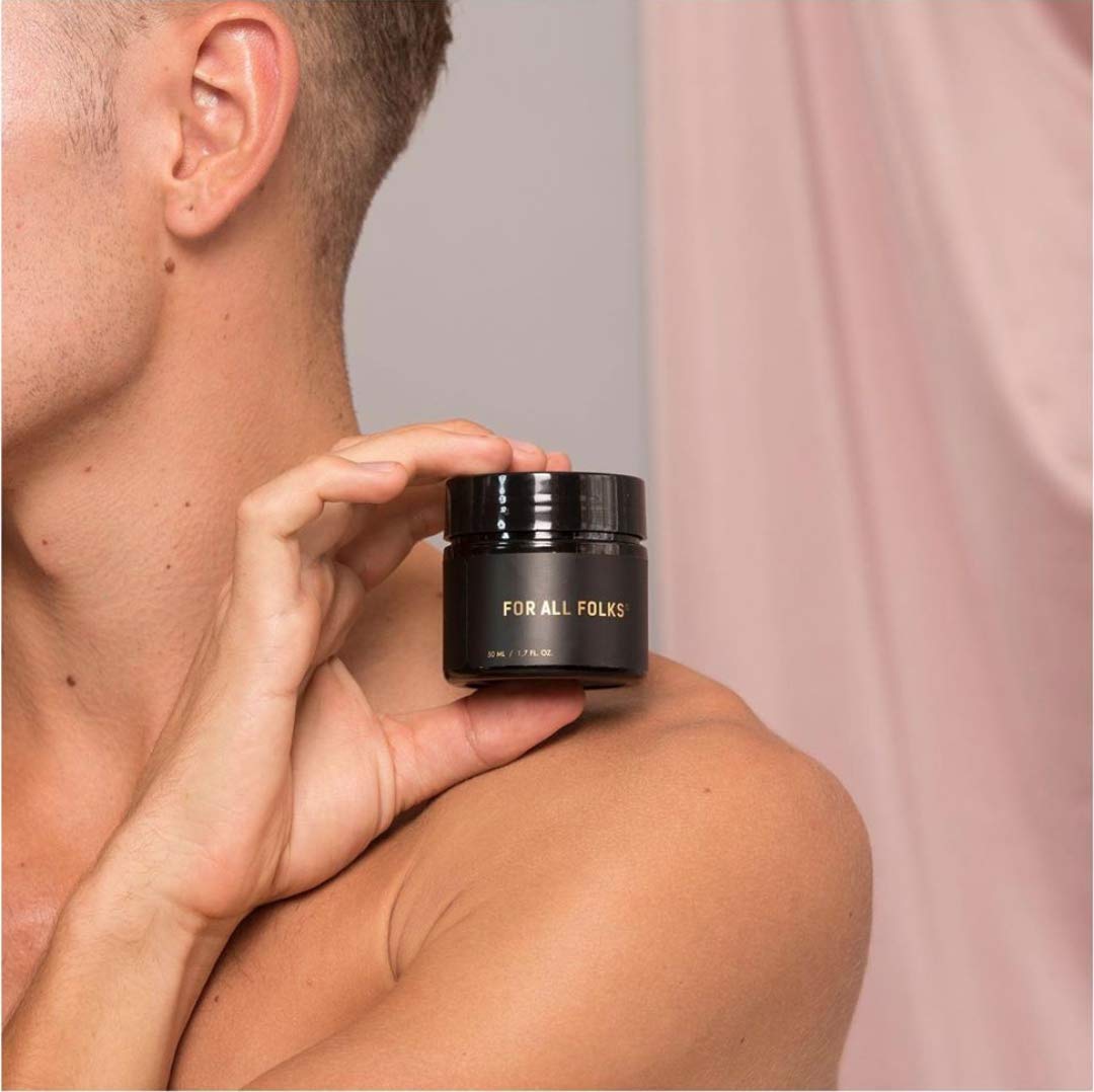 Crema Facial de Caléndula 100% natural para cuidado de la piel de For All Folks. 50ml Para hidratar, proteger y mantener joven la piel.