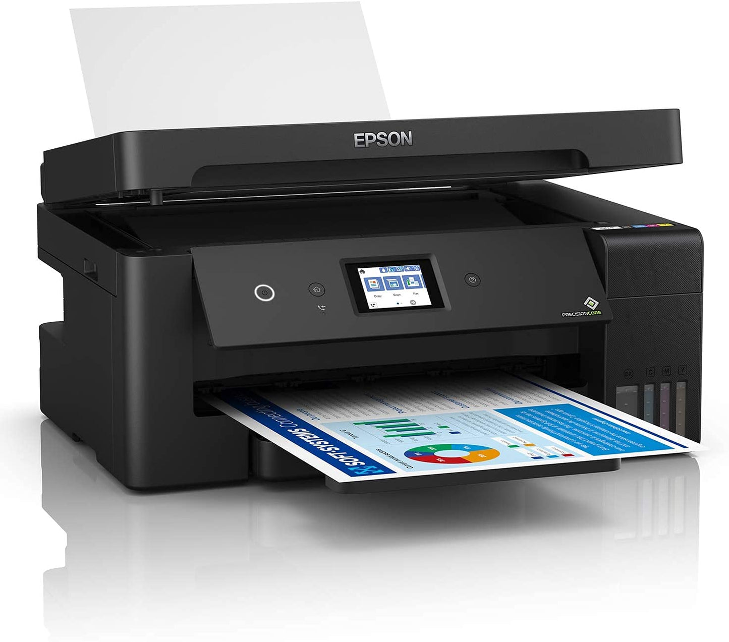Epson Multifuncional Ecotank L14150 Duplex, Tanque de Tinta a Color para Negocio con ADF para Formato Ancho, Wi-Fi Direct - Ethernet, Fax