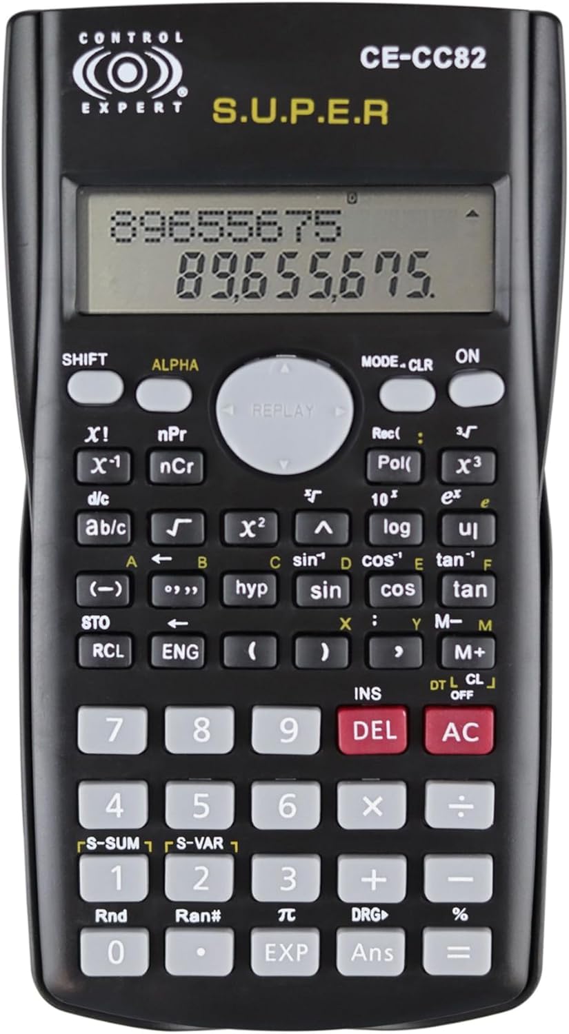 CONTROL EXPERT Calculadora Científica 240 Funciones Display