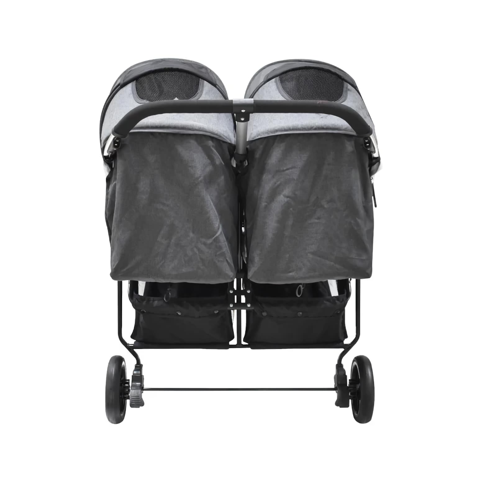 INFANTI | Carriola Doble Para Bebé | Lea Twin | Reclinable | Soporta Hasta 30 Kg | Toldo con Ventanilla