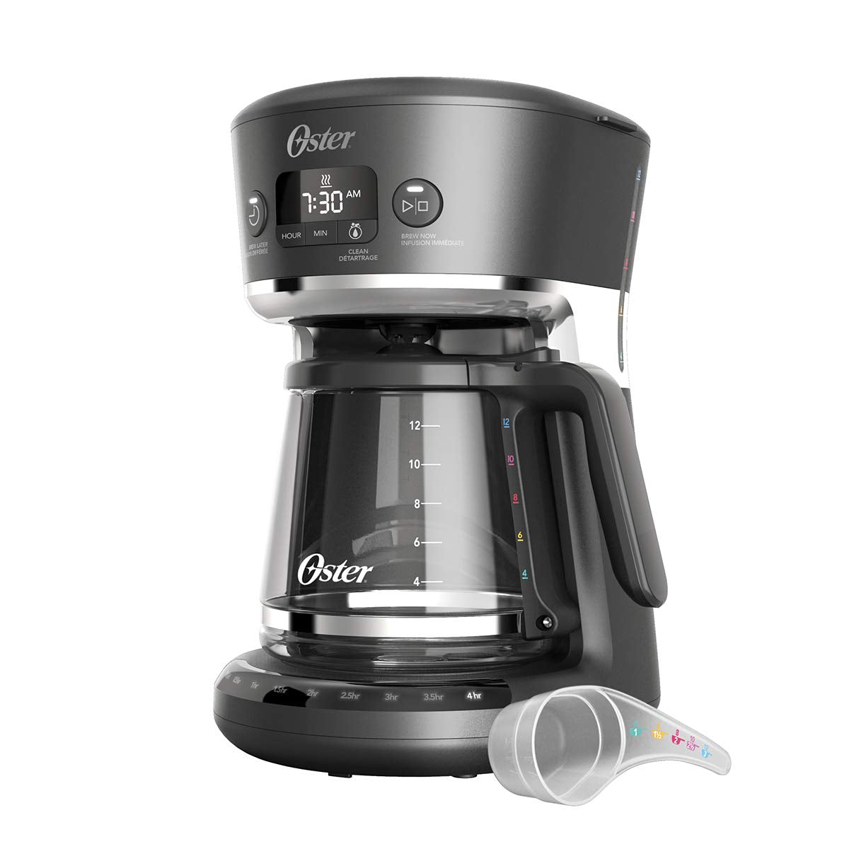 Oster 2083222 Cafetera Drip, color Gris/Negro