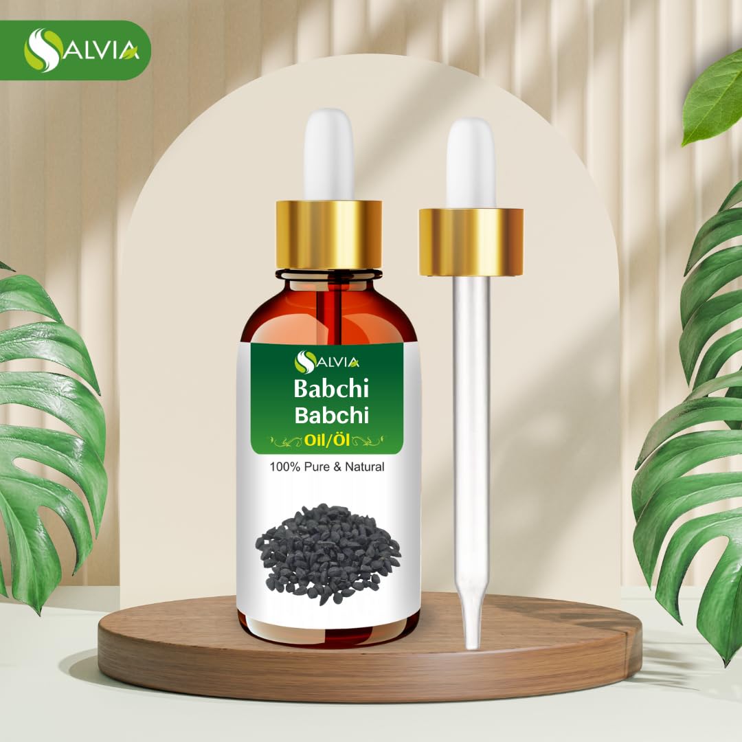 Babchi Oil 100% Natural Pure UNDILUTED Uncut Essential Oil (30ml with Dropper)