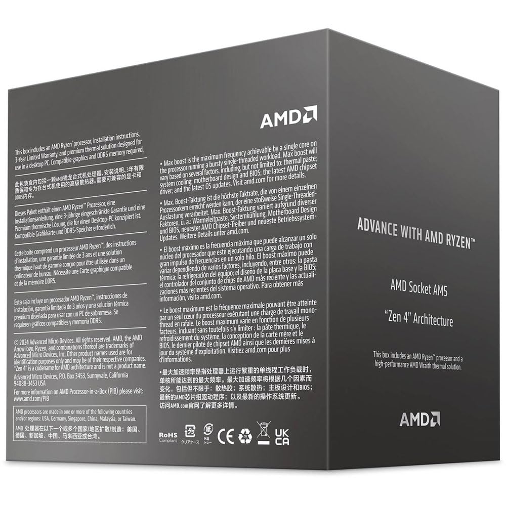 Procesador AMD Ryzen 5 8400F AM5 6Core 16MB 4.2GHz