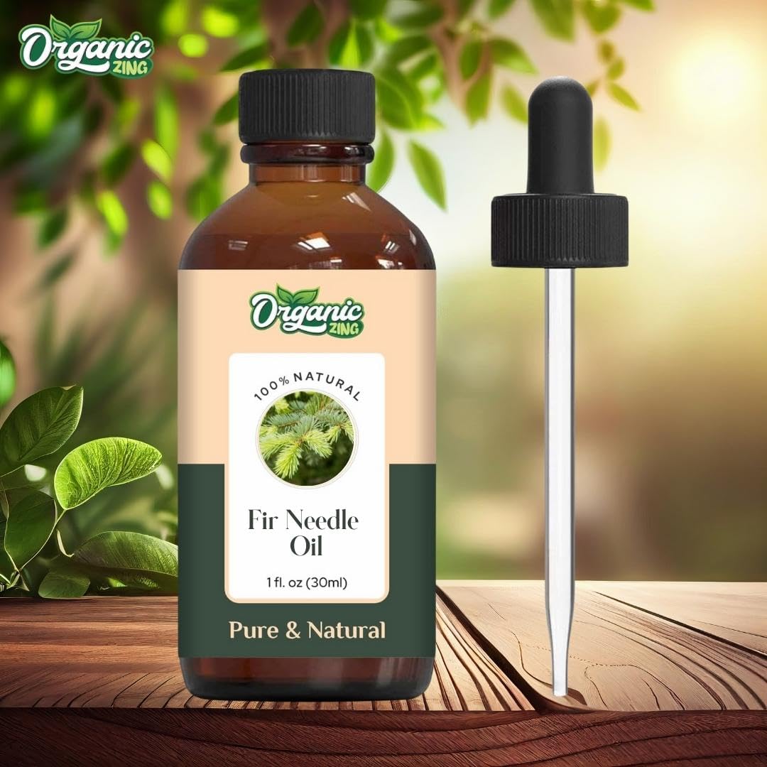 Organic Zing Fir Needle Essential Oil Pure & Natural for Skin care, Hair care, Body Care - 30ml