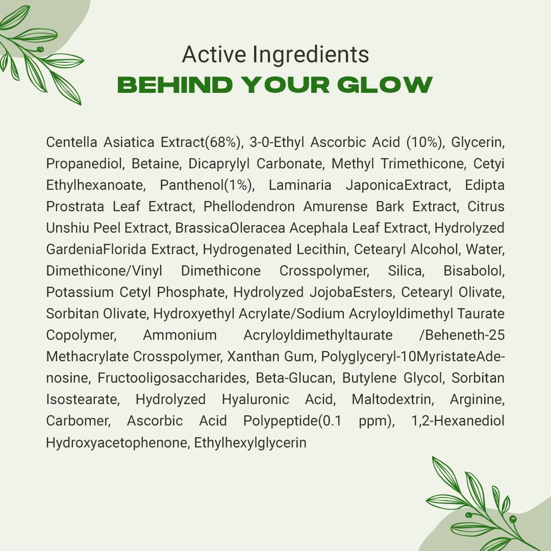 Suero Beauty of Light On Serum Centella Vitamin C Serum - Corrector de manchas oscuras para líneas finas, pigmentación e hidratación - Hidratante coreano para el cuidado de la piel para hombres y