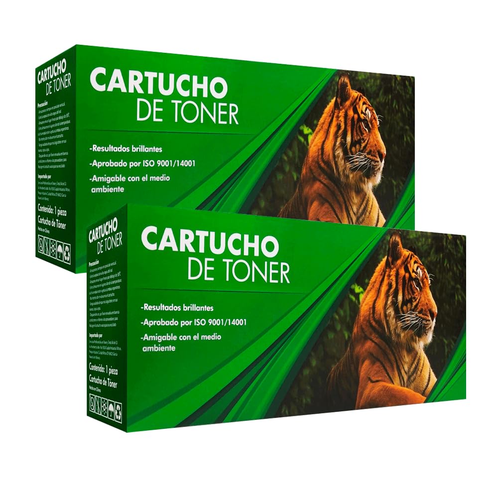 Kit de Toner EL TIGRE Negro con Chip Listo para Usar + Memoria USB Lucky Owl 2.0