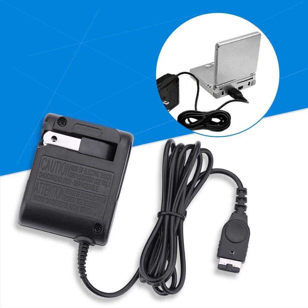Pomya Cargador de Pared para NDS, Adaptador de Cargador para NDS Gameboy Advance GBA SP Game Console Enchufe de EE. UU.