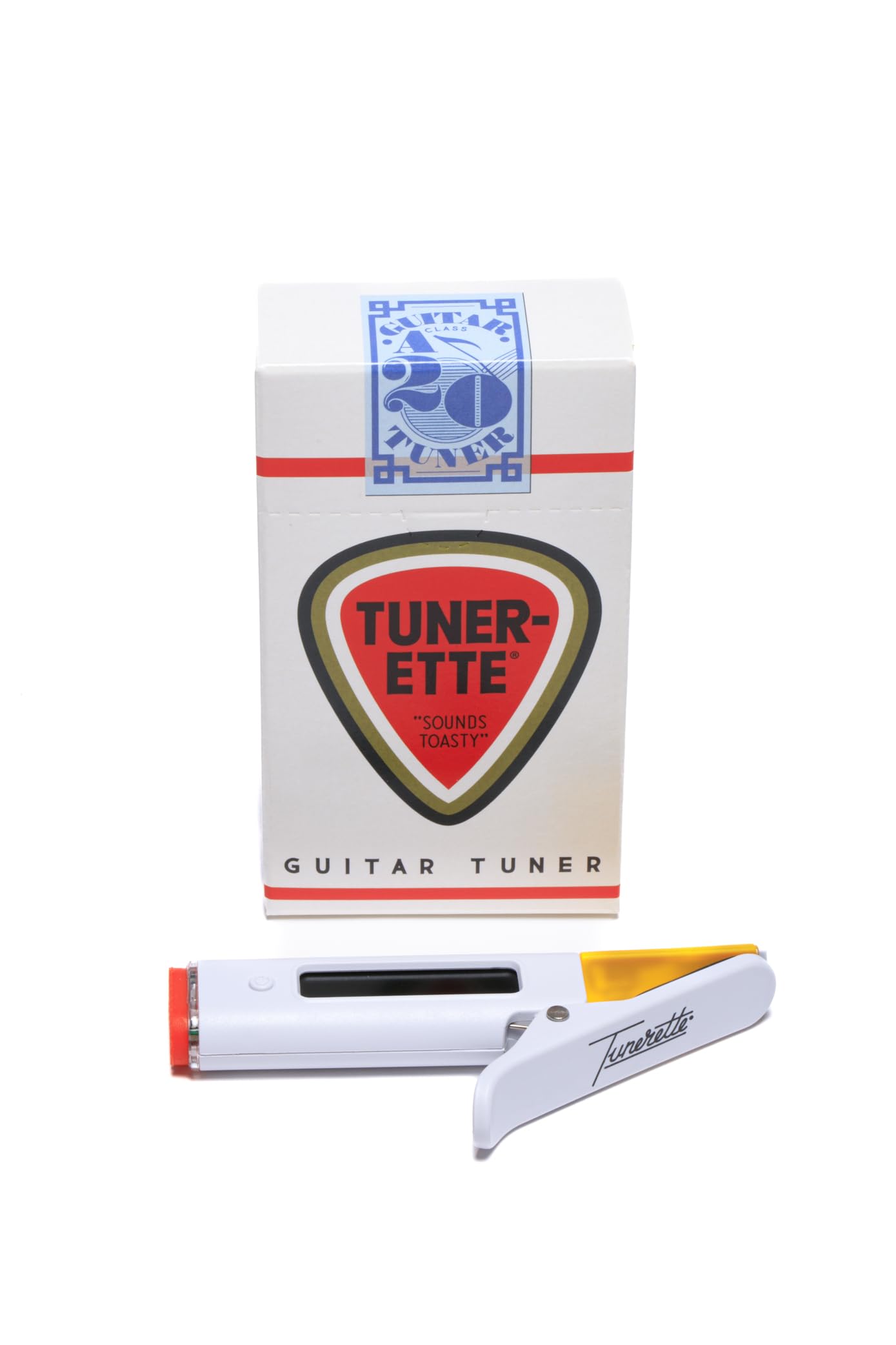Tunerette™ - Afinador de guitarra con clip – ¡Rock Your Tune con estilo! Perfecto para guitarras eléctricas, acústicas y bajas, además de ukeleles – USB C recargable, afinación de precisión con un