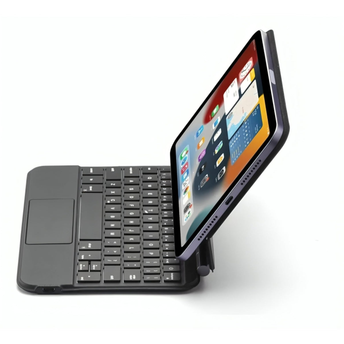 Funda Teclado Mágico MR. GADGETS Negro con Ñ y Trackpad Multitáctil para iPad Mini 6th/7th