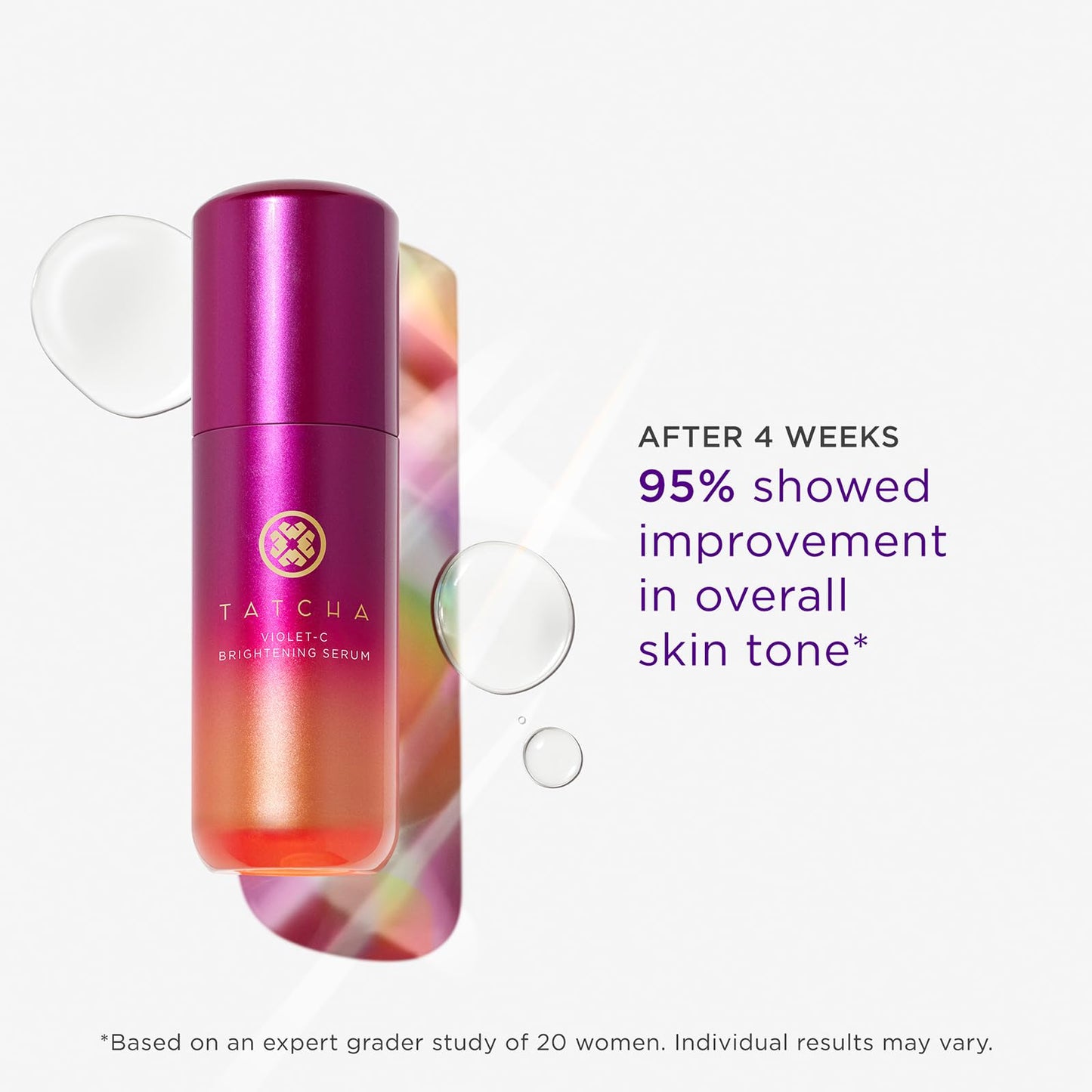 TATCHA Violet-C Brightening Serum 20% Vitamin C + 10% AHA