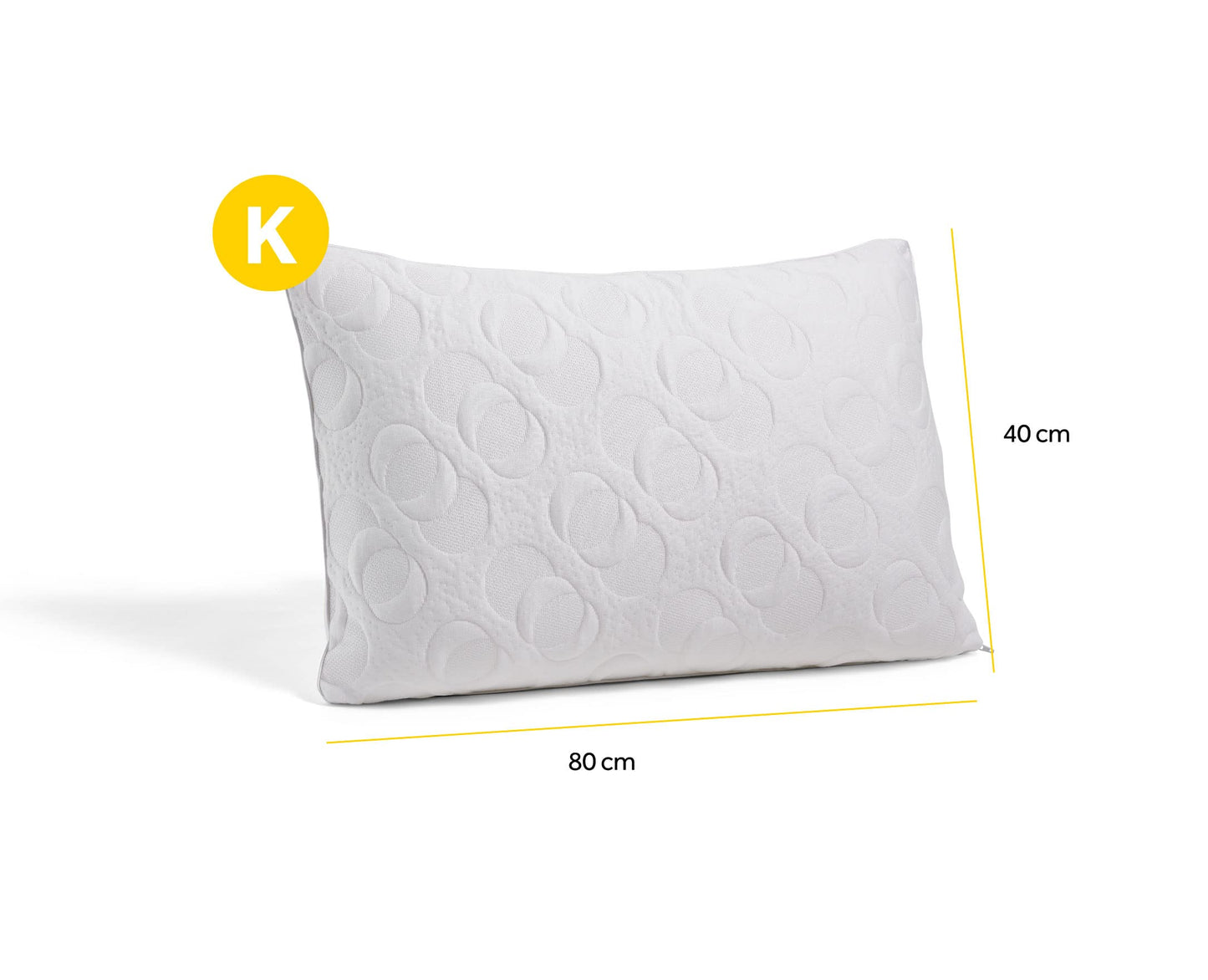 Almohadas King Size Nooz Memory Foam Pack de 2