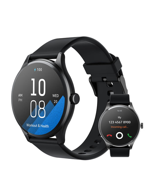 Reloj Inteligente truefree GT2 Negro con Llamadas Bluetooth y Notificaciones para Deporte y Salud Resistente IP68