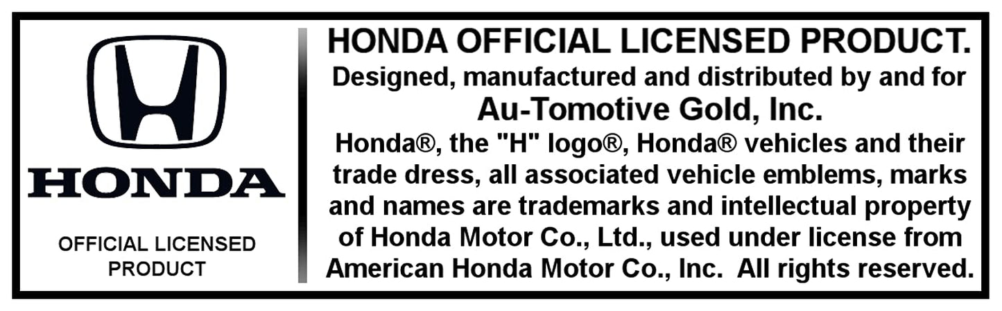 Honda Logotipo Negro de fibra de carbono textura piel Clave Cadena