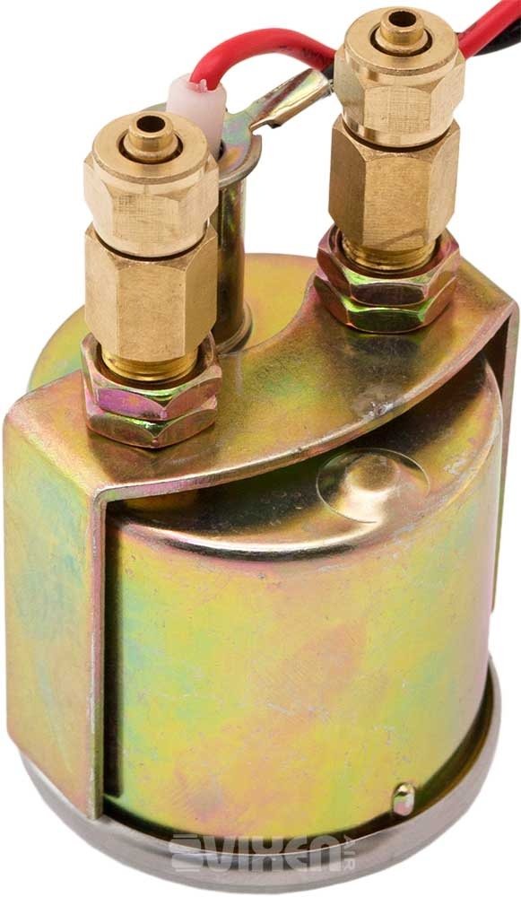 Manómetro de Presión de Aire Vixen Air 2 Pulgadas con Aguja Doble y Panel de Instrumentos de Metal