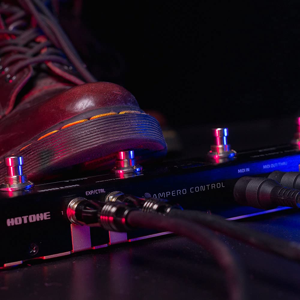 HOTONE MIDI pedal de control de pie Bluetooth Ampero Control de 4 botones