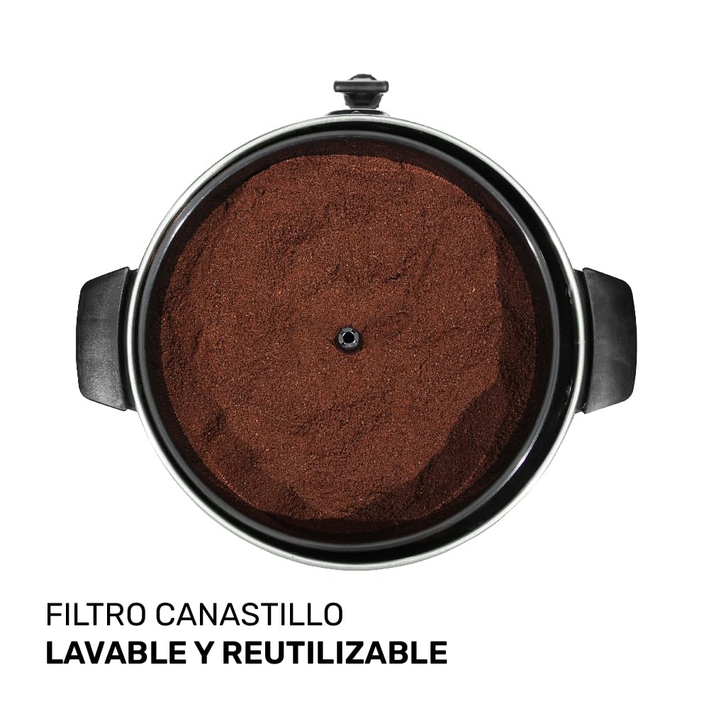 Cafetera Percoladora Taurus Acero Inoxidable 60 Tazas con Indicadores Luminosos