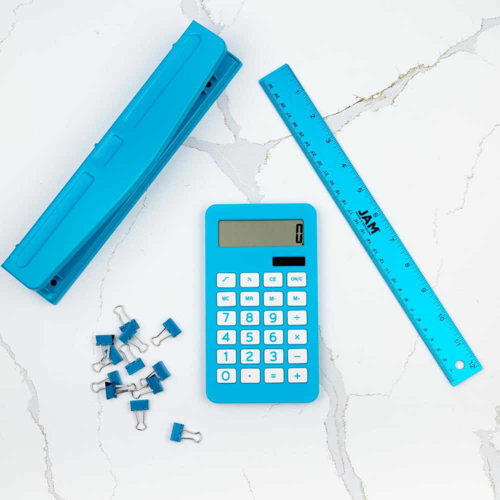 Calculadora JAM PAPER Azul LCD de 10 Dígitos